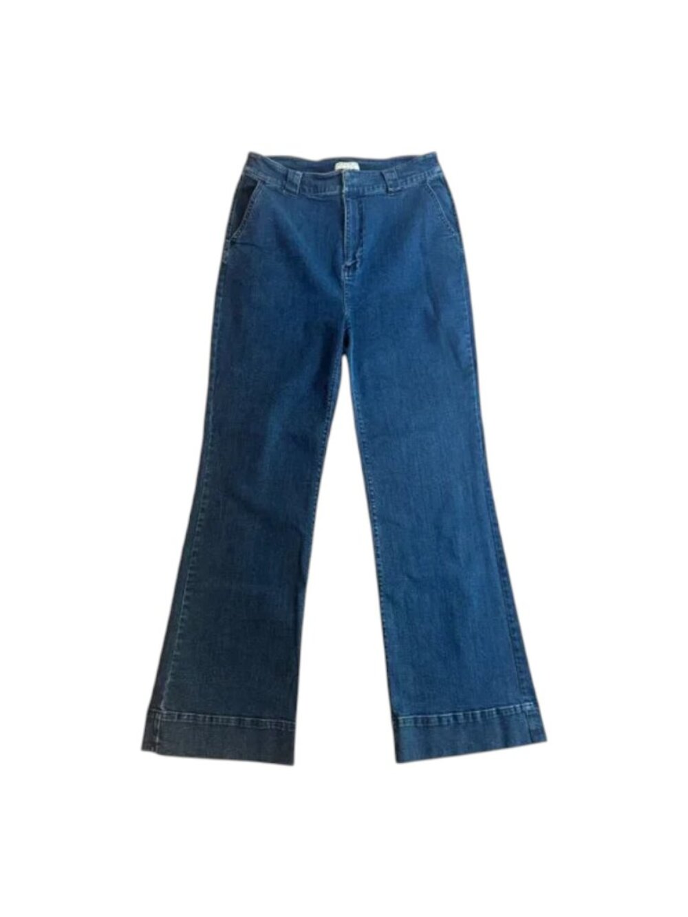 Bagatelle Wide Leg Jeans High Rise Flare Denim Y2K 90s Vibes Stretch - Sz 31